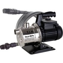 T.i.p. - Clean Jet 1000 Plus + Kit Pompe De Surface - 3.300 L/u - 800w - Hauteur De Refoulement 46 M - Kit Complet - Acier Inoxydable - Pompe Arrosage