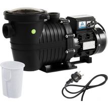 AREBOS Pompe de Filtration pour Piscine 15.000l/h Filtre à Sable 800W Fonctionnement Silencieux sans entretien