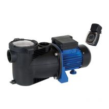 Pompe de piscine TIP - Filter -/pompe de circulation avec préfiltre et minuterie, piscine 40 m³, 13 000 l/h, auto-amorçante, SPP 600 FT 30444