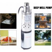 Pompe de puits Profond 48V dc Pompes de puits 280W Pompe Submersible en Acier Inoxydable jusqu'à 16L / Min Pompes de puits Profonds