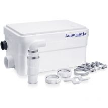 Aquamatix - Duscha Pompe de douche 250w Pompe sanitaire silencieuse équipée de deux entrées pour Douche, Evier, Lavabo, Baignoire
