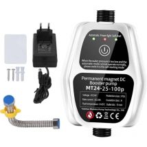 Pompe de surpression d'eau automatique 100 PA Contrôleur automatique DC 24 V 25 l/min pour robinet douche maison cuisine murale