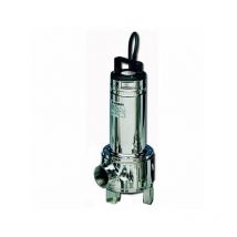 Pompe d'évacuation eaux usée Lowara DOMOS7 sg 0,55 Kw Roue Bicanale en inox monophasé solides jusqu'à 35 mm immergée puisard