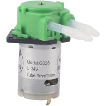 Pompe Doseuse Diy, Tête De Tube Péristaltique Pour Analyse Chimique En Laboratoire D'Aquarium (vert 24v 35)