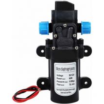 Pompe à Eau Haute Pression, dc 12V 5 L/Min Pompe à Eau Diaphragme Pompe de Pulvérisateur à Amorçage Automatique 116 psi avec Pinces pour Bateau de