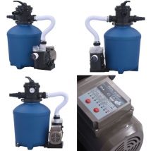 Vidaxl - Pompe filtrante à sable avec minuterie 530 w 10980 L/h - pompe filtrante à sable - pompes filtrantes à sable - Home & Living