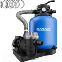 Monzana - Pompe filtre à sable max. 9.960 L/h avec pré-filtre xxl piscine nettoyage eau