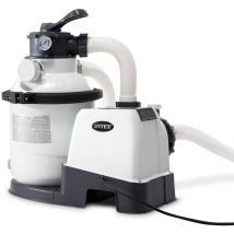 Pompe de filtration à sable Krystal Clear 26644GS 4,5 m³/h Intex Gris