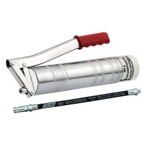 Pompe à graisse à deux mains LS500, avec flexible de sécurité en caoutchouc renforcé RH-30C, R1/8