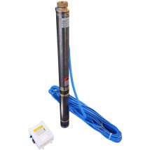 Pompe Immergée 3' 550W + Boitier + 30m
