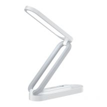 Lampe de bureau pliable, lampe de chevet, lampe de lecture, protection des yeux, lampe de bureau LED rechargeable, trois niveaux de luminosité
