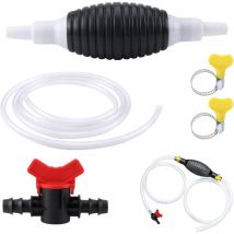 Houhence - Pompe Manuelle Siphon Transfert Voiture portative,Universelle Pump,pour solvant d'essence d'aqueduc Liquide Carburant Diesel d'essence de