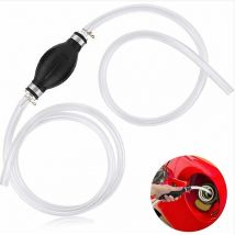 Pompe manuelle,Pompe de transfert Pompe à main essence, pompe à carburant manuelle, avec de tuyau de siphon portable 2M, pompe de refoulement de