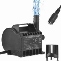 Pompe mini 12V QR75C 550L/H 2m dc aquarium/bassin