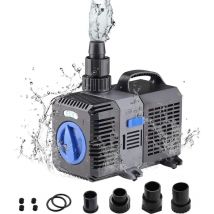 Pompe pour bassin extérieur, pompe à filtre, basse consommation, pompe pour bassin Oasis, pompe pour ruisseau avec arbre en céramique, pompe pour