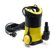 Helloshop26 - Pompe pour eaux usées 5000l/h 250 watts pompe submersible construction drainage jaune