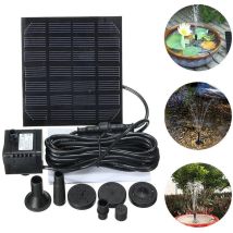 Pompe Solaire, Fontaine Solaire, Pompe À Eau À Énergie Solaire, Kit Pompe À Eau Panneau Solaire, Pompe Extérieure Arrosage Submersible, Pompe Bassin 