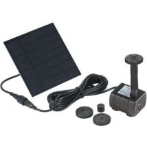 Pompe À Eau Solaire, Fontaine Solaire, Kit De Pompe À Eau À Panneau Solaire, Pompe À Eau Submersible Extérieure, Pompe À Eau Pour Bain D'Oiseaux