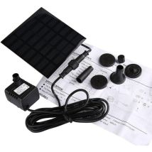 Pompe Solaire Miniature 7v Pompe Solaire Fontaine De Jardin Étang Pour Hauteur Circulation D'Eau Étang Fontaine D'Eau Max 70cm