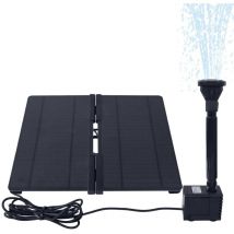 Naizy - Pompe de bassin Fontaine solaire 20W Pompe solaire avec plusieurs options de mode Fontaine solaire Fontaine