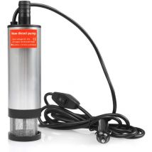Pompe submersible 12V 51mm, pompe de transfert de carburant de voiture pour eau diesel liquide, pompe de véhicule en acier inoxydable avec