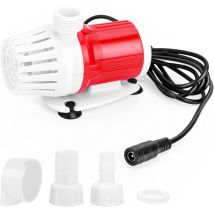 Pompe submersible dc 12V 20W pompe à eau Portable pour aquarium 1200L/H pompes à haut débit pompe amphibie pour fontaine de réservoir de poissons