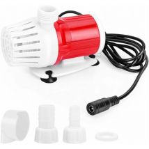 Cyslmuk - Pompe submersible dc 12V 20W pompe à eau Portable pour aquarium 1200L/H pompes à haut débit pompe amphibie pour fontaine de réservoir de