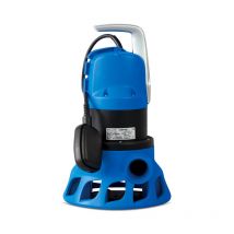 D-dwp 1000 Pompe de relevage - 19.200 L/u - 1000W - Hauteur de refoulement 11 m - Granulométrie 38 mm - Flotteur - Pompe Submersible - Bleu / noir
