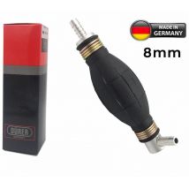 Pompette sortie coudée Poire d'amorcage Carburant 8mm à clapet Durer