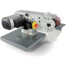 Ponceuse à bande d'établi pour métaux avec bande abrasive 100x1220 mm 19 m/s 1,5 kW 230V Torros BS100122 230V