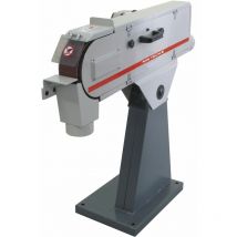 Ponceuse à bande pour métaux 75x2000 mm 29 m/s 3 kW 400V avec frein moteur et arrêt d'urgence Torros BS75200400