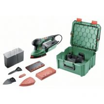 Home and Garden psm 200 aes + SystemBox 06033B6002 Ponceuse multi 200 w 92 x 182 mm - Bosch