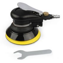 Lifcausal - Ponceuse orbitale aléatoire à air comprimé de 5 pouces, ponceuse pneumatique robuste pour polissage, meulage, ponçage pour voiture,