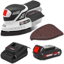 X-performer - Ponceuse triangulaire 20V max avec batterie 2Ah - x performer