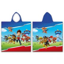 Poncho avec capuche - Pat' Patrouille - Tous Les Personnages - 55x110 cm