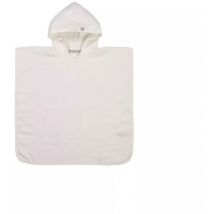 Poncho Bébé - Gaze de Coton - 100 % Coton - Blanc - 12-36 mois.