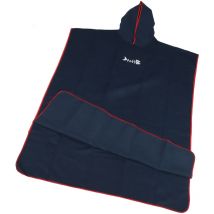 Poncho de Plage en Microfibre - Confortable, Séchage Rapide, Capuche, Absorbant, Idéal pour la Plage Bleu foncé