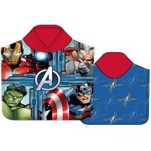 Poncho de plage micro enfant Avengers 55 x 110cm - Multicolore - Dimension Micro