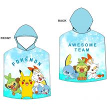 Poncho de plage micro enfant Pokemon 55 x 110cm