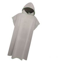 Poncho de Surf avec Capuche Gris - Serviette de Plage en Microfibre, Couverture de Plage, Serviette de Bain pour Adultes