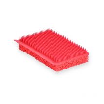 Liseré Vert - ponge 3-en-1 double face en silicone Silic'O Sponge Extra - Éponge à raclette multifonction