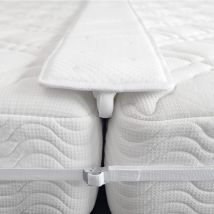 Pont de Lit de 25,5 cm - Connecteur de Matelas pour Faire des Lits Jumeaux dans King - Cale Matelas avec Sangle Matela pour Les Invités Séjour