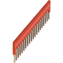 Pont enfichable 20 points pour bornes 2,5mm² rouge Schneider NSYTRAL220