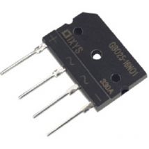 GBO25-16NO1 Pont redresseur SIP-4 1600 v 25 a Monophasé - Ixys