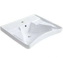 Ponte Giulio - lavabo ergonomico in porcellana sanitaria serie 140 B40CMS14