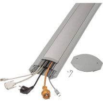 Serpa Ponte passacavi 5.01047.7042 TPE (miscela speciale inodore di gomma) Grigio chiaro, Alluminio Numero canali: 5 15