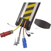 Ponte passacavi 5.01005.9022 tpe (miscela speciale inodore di gomma) Nero, Giallo Numero canali: 6 1500 mm Conten - Serpa