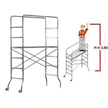 Ponteggio acciaio super trio 65X169XH218 cm