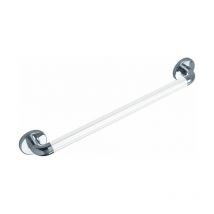 Pontegiulio Ada Medium Maniglione Diritto Cm.48 Verniciato Bianco Flangia Abs Cromo