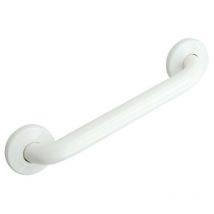 Paint maniglione di sicurezza lineare verniciato 38 cm. bianco G06JAS02 W2 - Ponte Giulio
